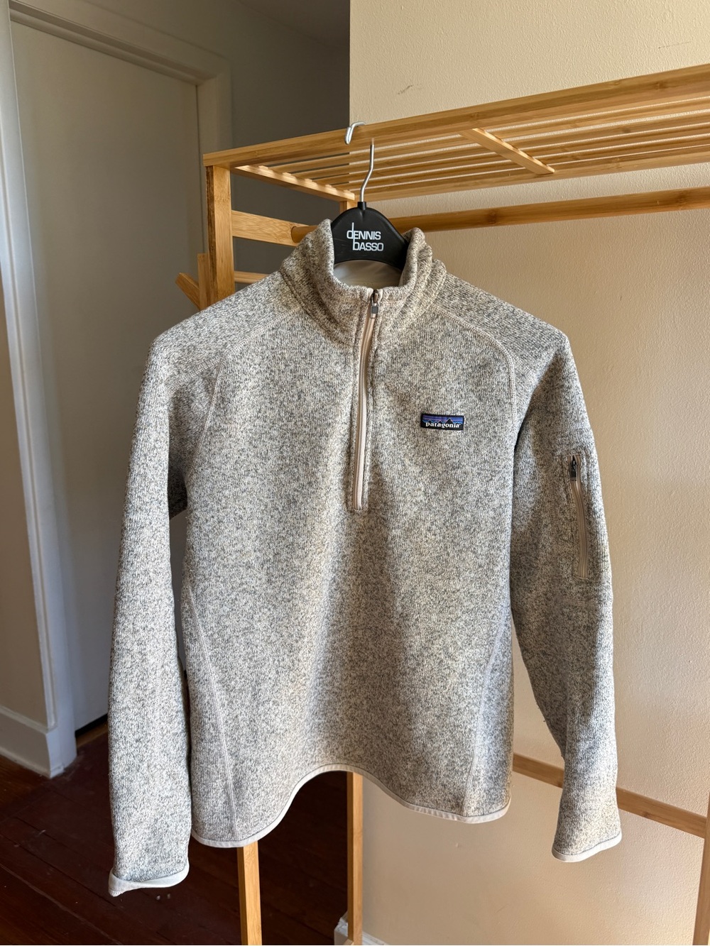 Patagonia Gray/Tan Half-Zip Better Sweater Fleece Pullover